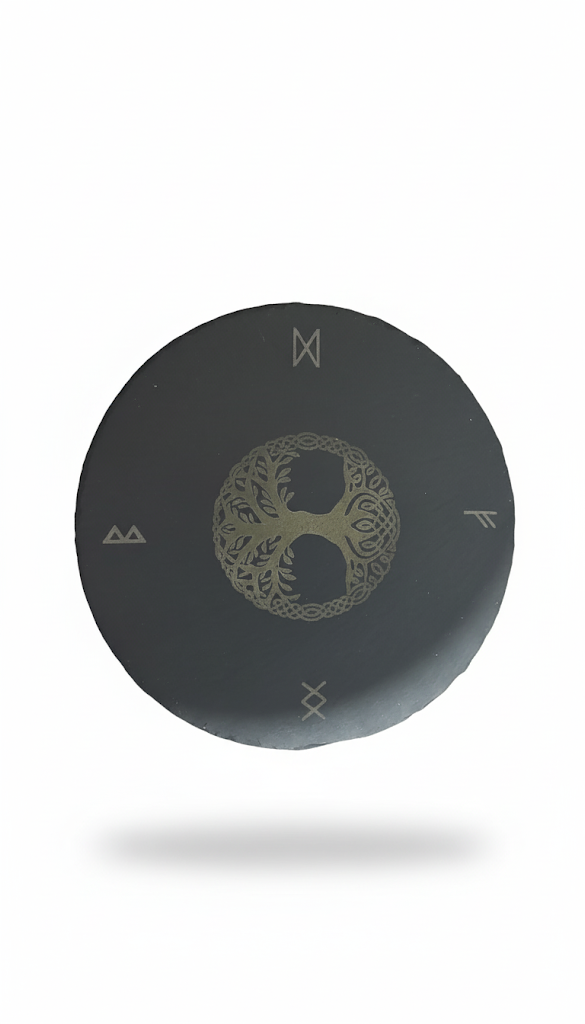 Lunar Empowered Slate Altar Tiles & Ritual Plates