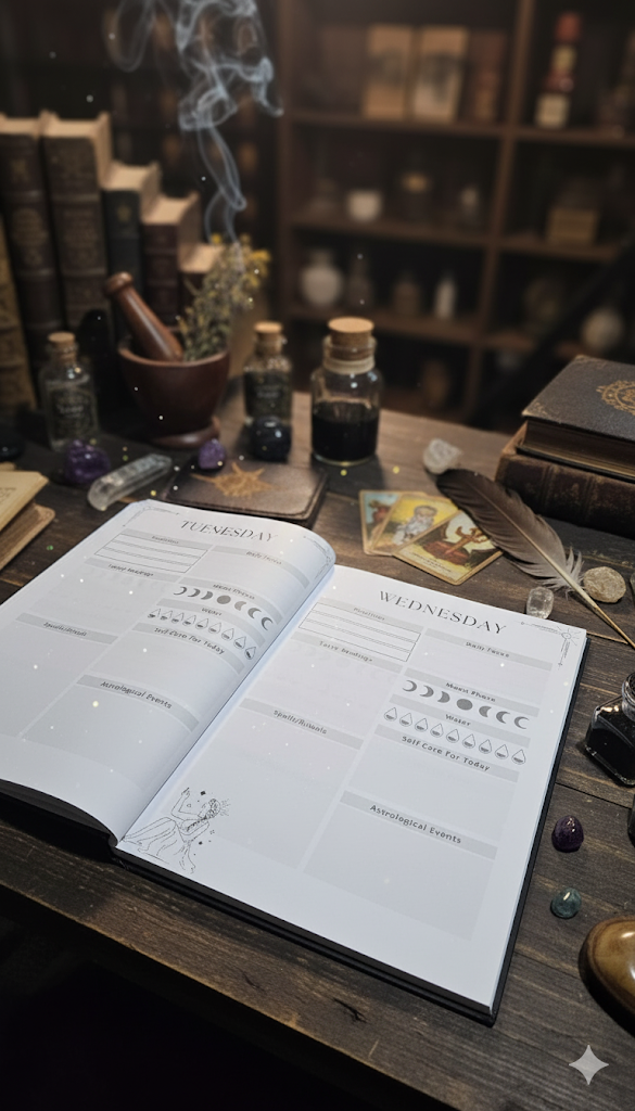 Witchy Planner - The Ultimate Journal for Wiccans, Pagans, and Mystics