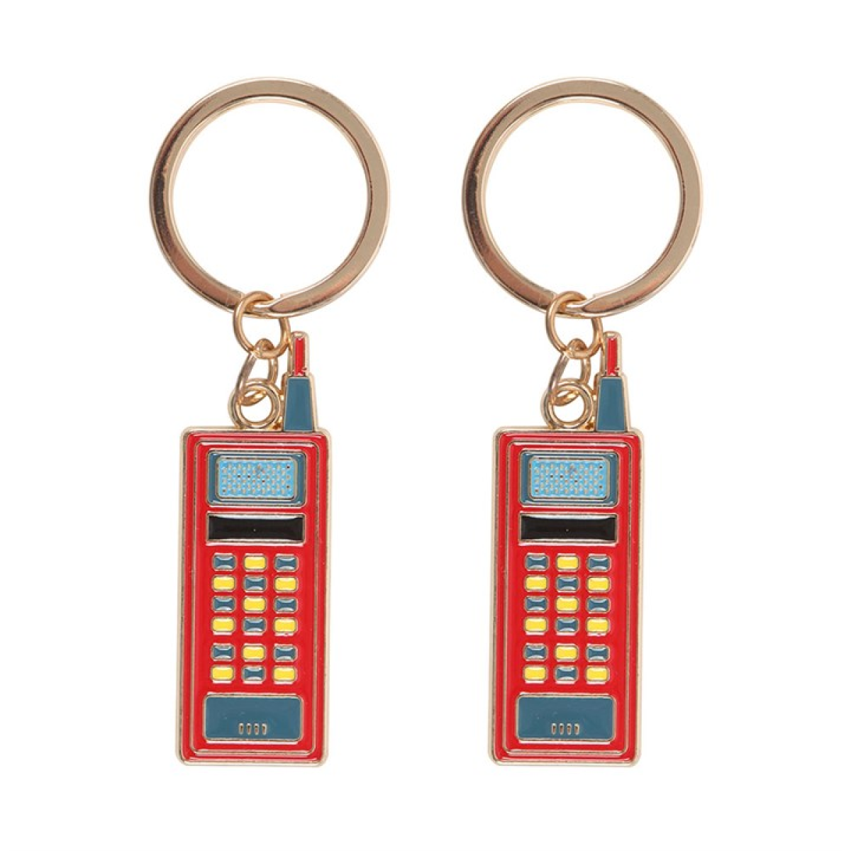 Set of 2 Friendship Walkie Talkie Keyrings