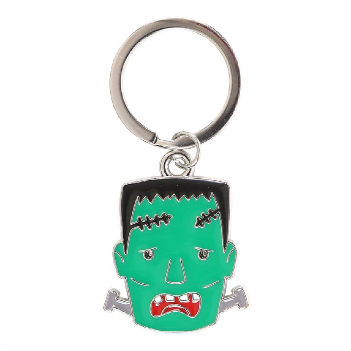Frankenstein Enamel Keyring: Spooky & Fun Halloween Accessory