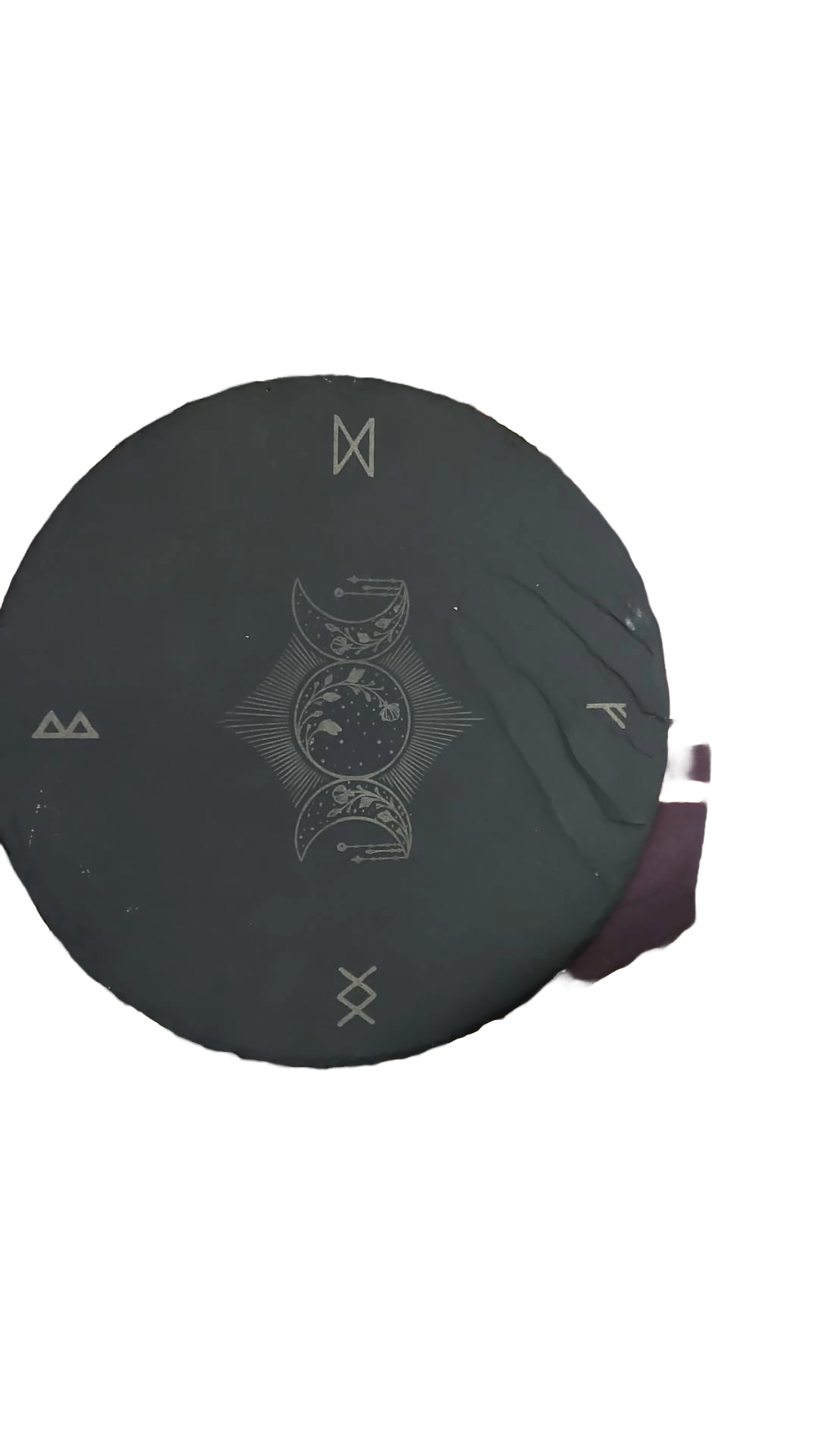 Lunar Empowered Slate Altar Tiles & Ritual Plates