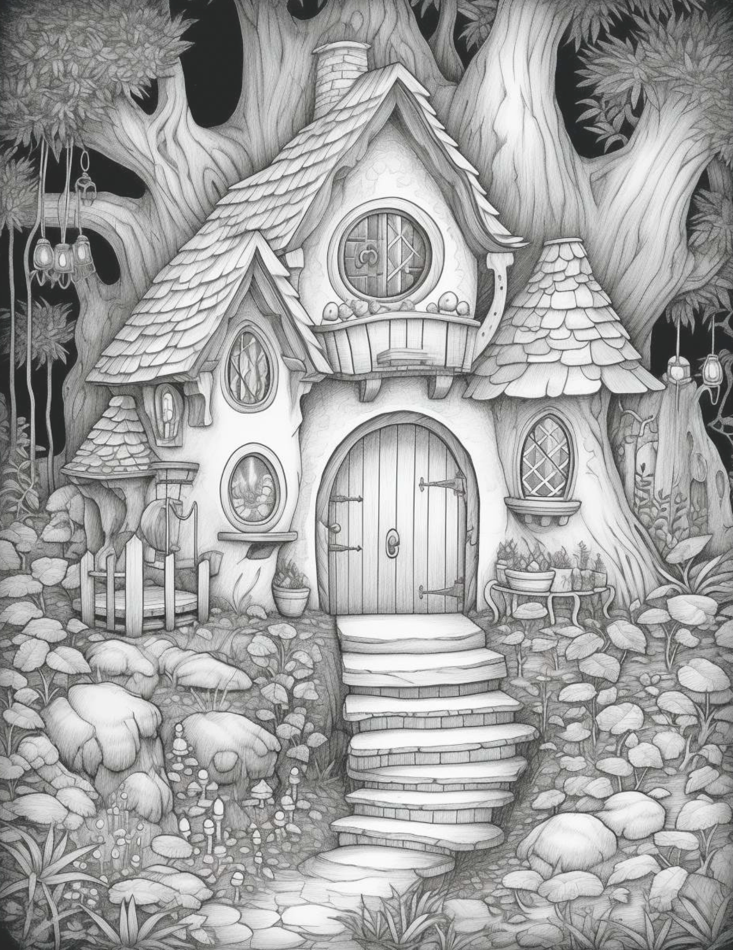 Fairy Fantasy Themed Engraved Bamboo Board - Whimsical Home Decor