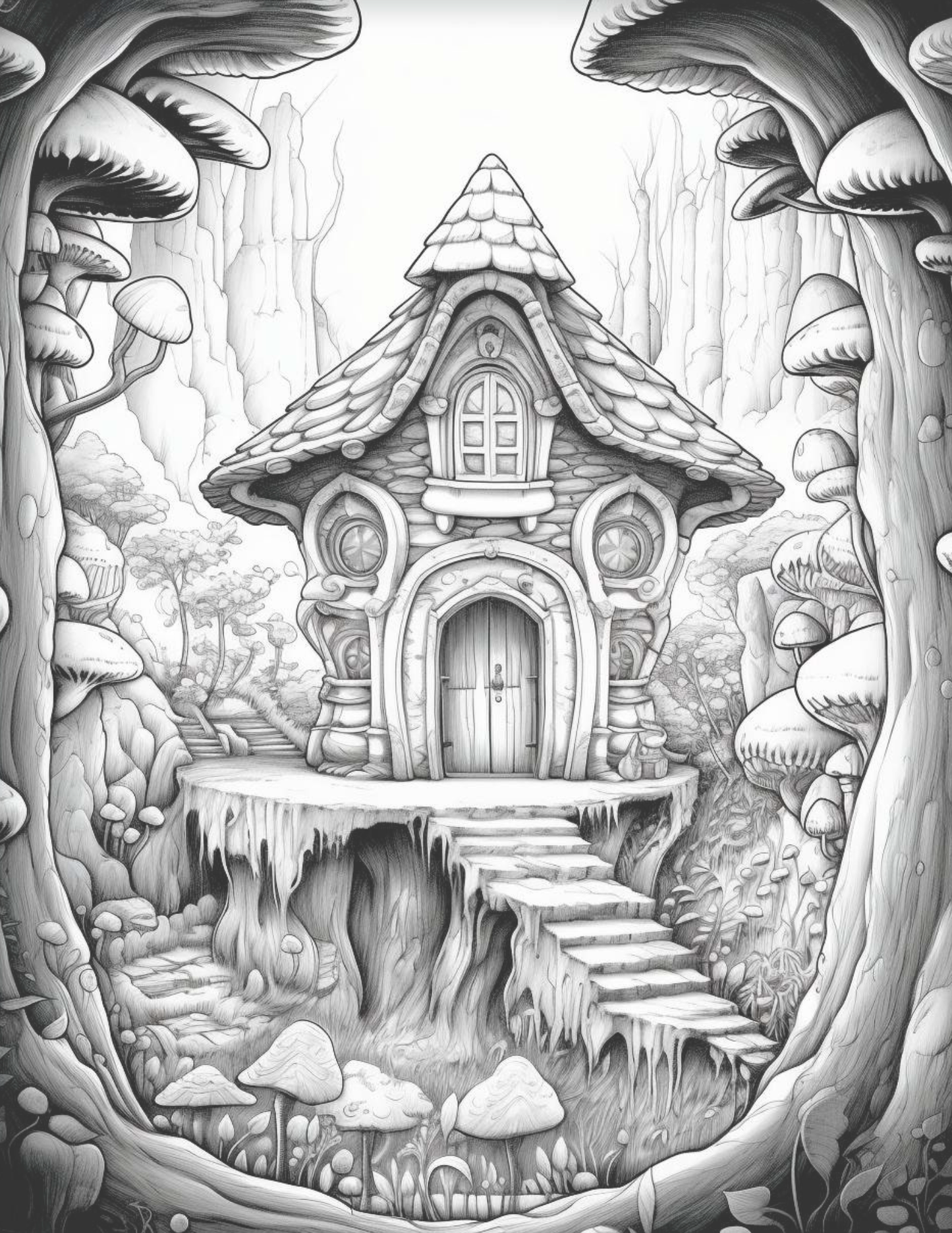 Fairy Fantasy Themed Engraved Bamboo Board - Whimsical Home Decor