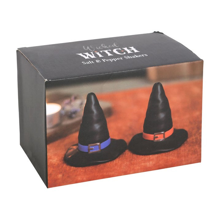 Witch Hat Salt & Pepper Shaker Set - Bewitching Halloween Tableware
