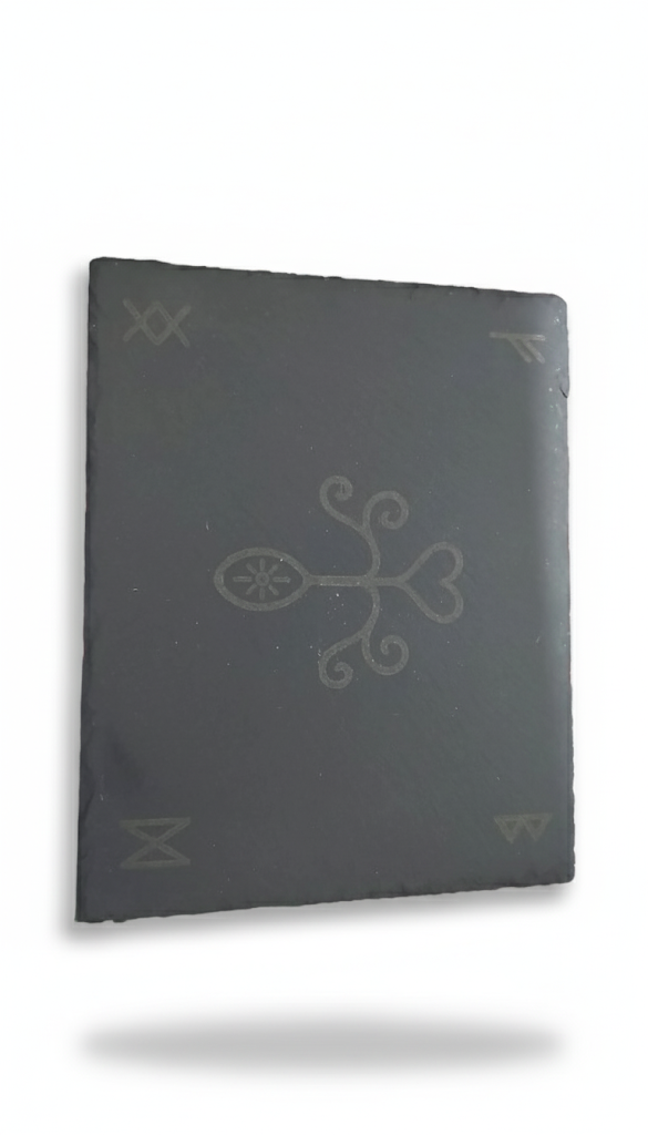 Lunar Empowered Slate Altar Tile | Ritual Plate & Intentional Centerpiece (Choose Design & Size)