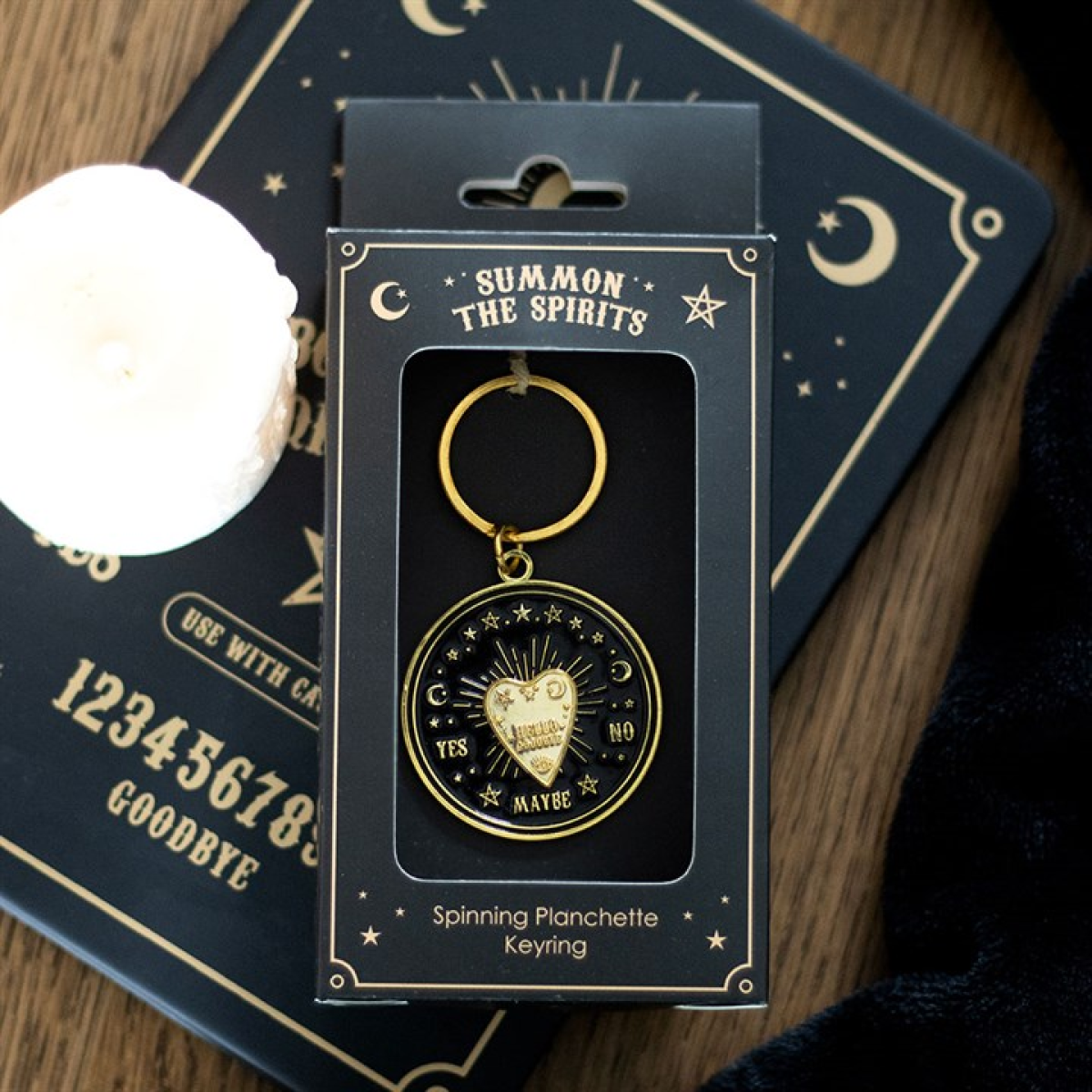 Mystical Talking Board Planchette Keyring