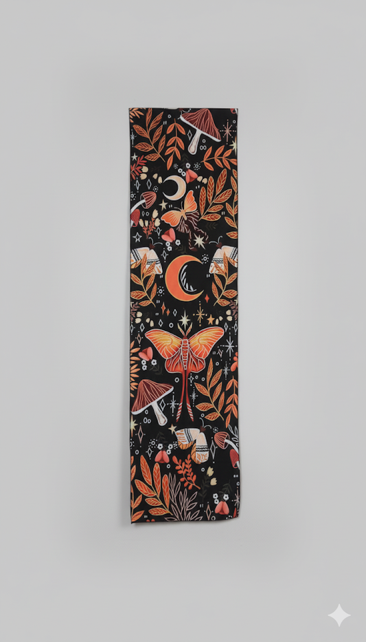 Whimsical Forest & Moth Mystical Wall Tapestry - Boho Nature Decor